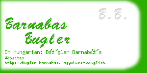 barnabas bugler business card